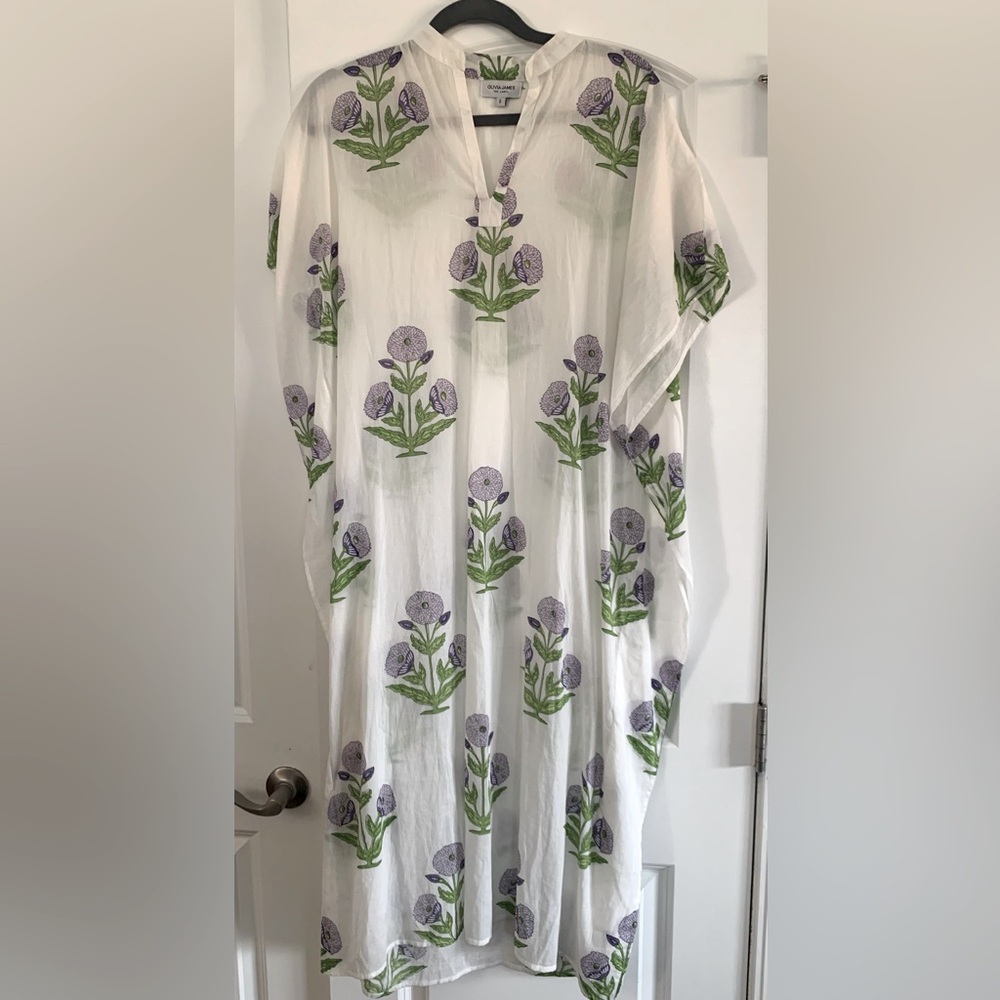 NWOT Olivia James the Label Block Print Kaftan size S